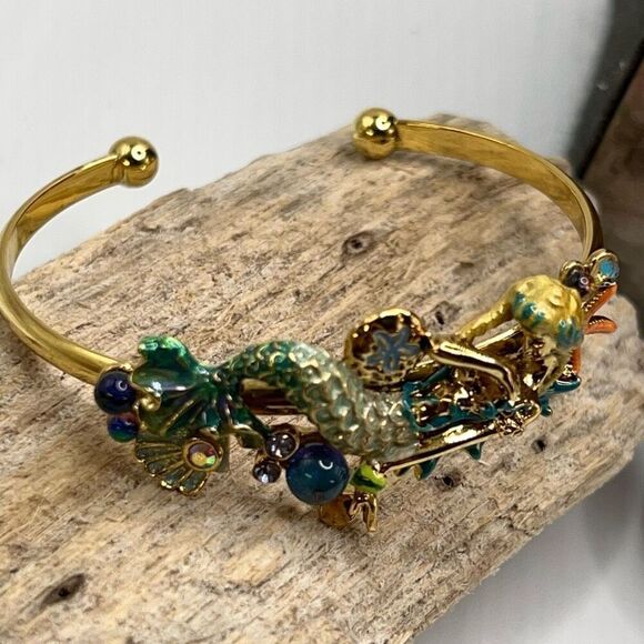 Kirks Folly Dreamy Mermaid Cuff Bracelet - Picture 7 of 8
